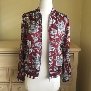 NWT Scotch & Soda Reversible Printed Bomber Jacket